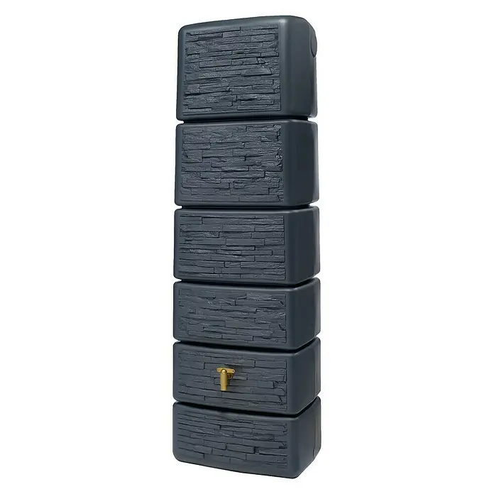 4rainz Wandtank Slim Stone - Anthrazit, 300 l