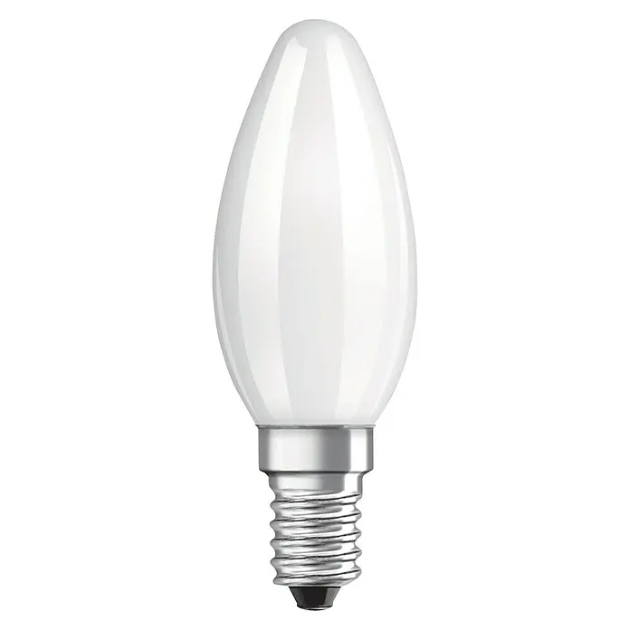 Osram LED žarulja Retrofit Classic B - 3 W, E14, Topla bijela, Bez prigušivanja, Mat - Pogled odozgo