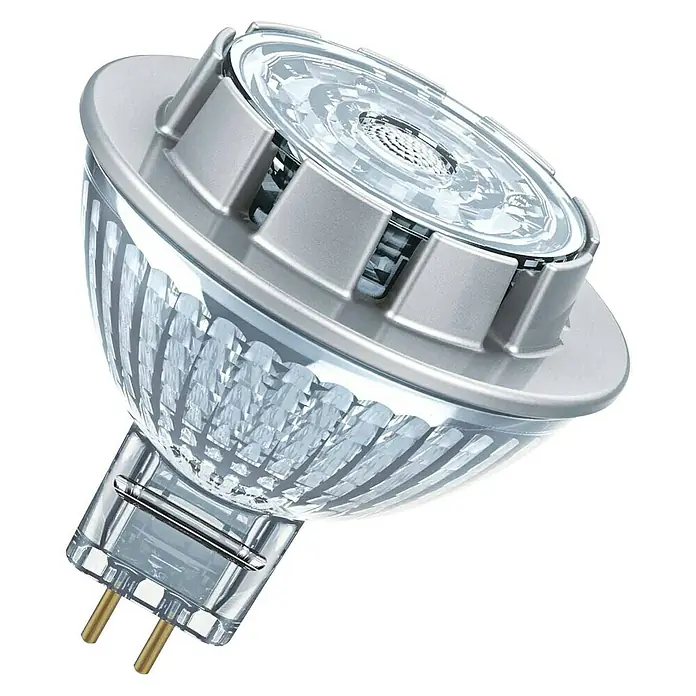 Osram LED reflektorska svjetiljka Superstar MR16 - 7,8 W, Kut svjetlosnog snopa: 36 °, Hladna bijela, Može se prigušiti - Pogled odozgo