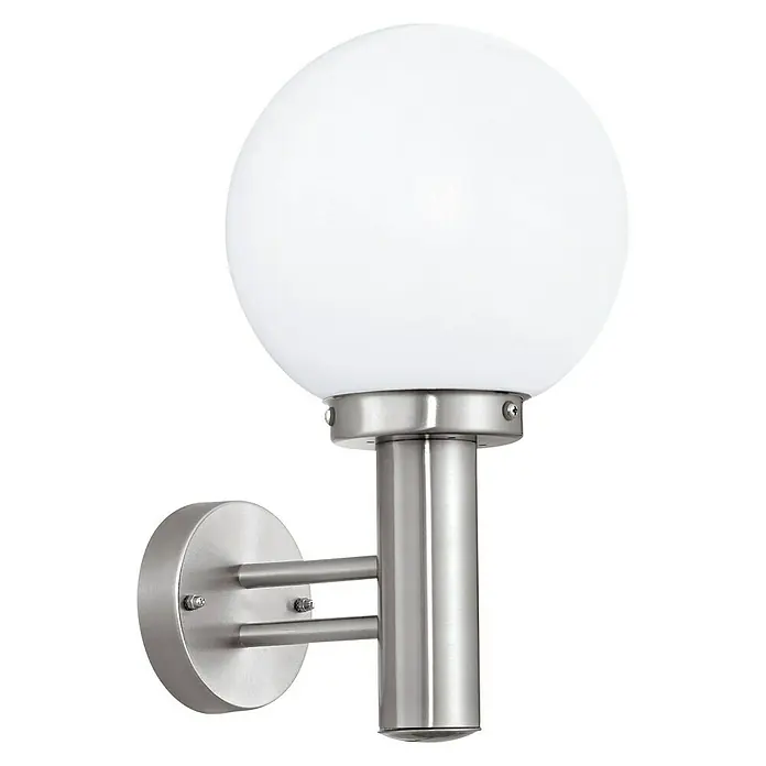 Starlux Wandlamp voor buiten - 60 W, Wit/Zilver, IP44