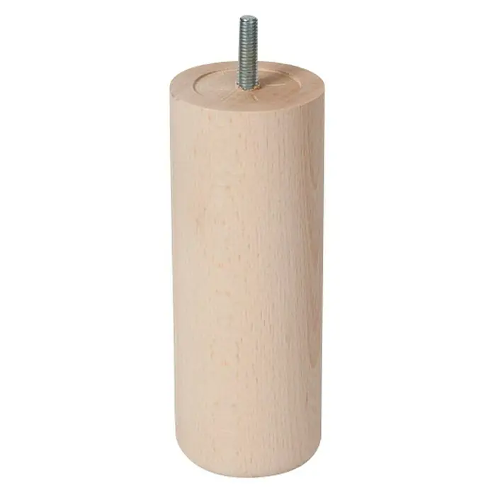 Postolje za namještaj - Ø x D: 58 x 150 mm, Drvo, Nosivost: 150 kg - Pogled sprijeda
