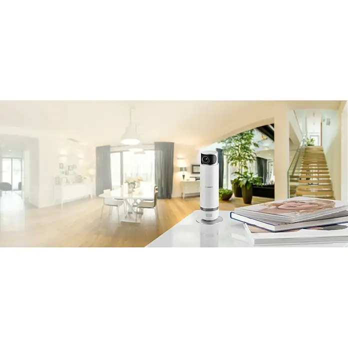Bosch Smart Home Innenkamera - 1.920 x 1.080 Pixel (Full HD), Reichweite Funk: 80 m (Freifeld) - Anwendungsbeispiel