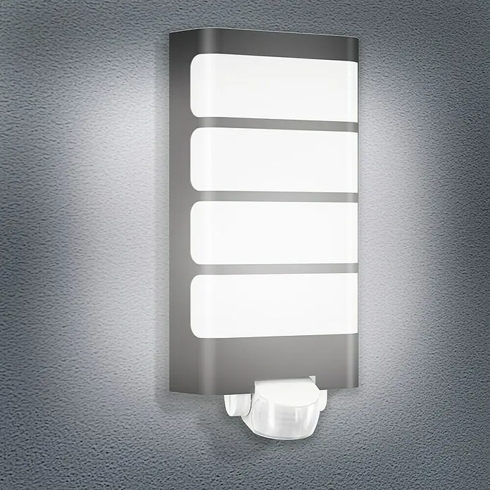 Steinel LED sensor buitenlamp L 244 - 7,5 W, Antraciet, Wit, Warm wit