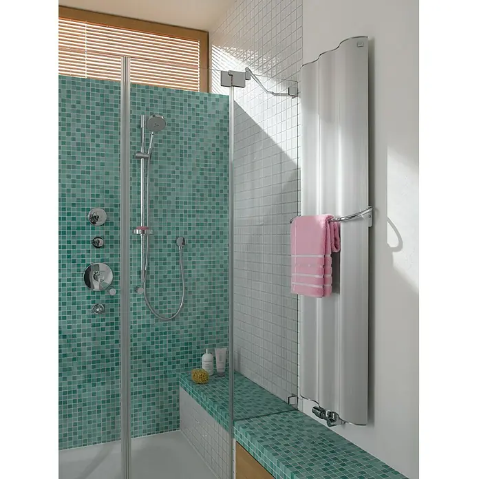 Mosaikfliese Quadrat Crystal Mix CM 4114 - 32,7 x 30,2 cm, Grün, Glänzend - Anwendungsbeispiel