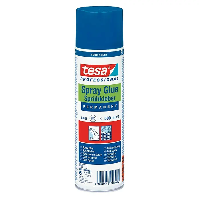 Tesa Sprühkleber Permanent - 500 ml, Sprühdose