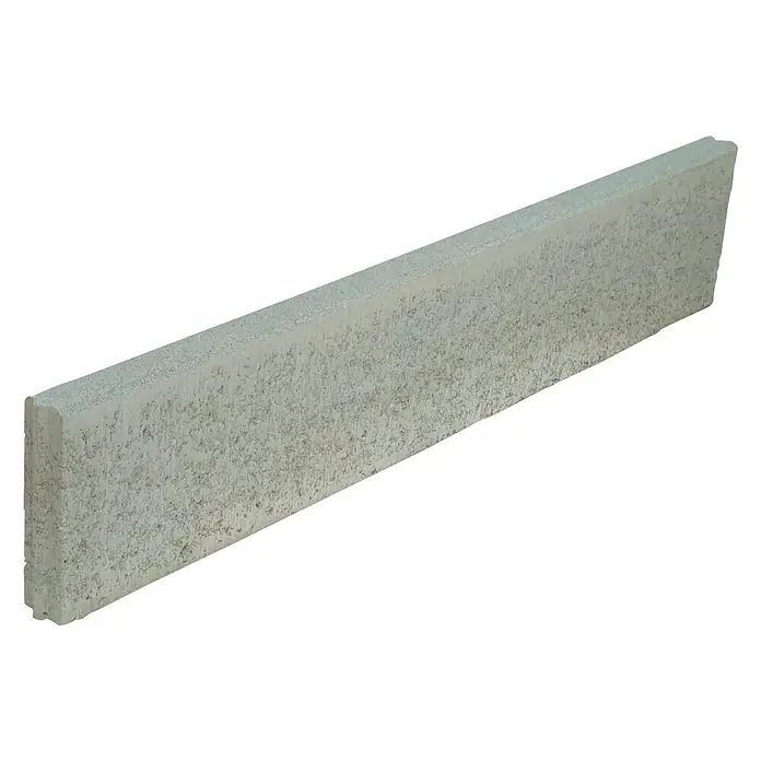 Rasenkante - Grau, 100 x 8 x 25 cm, Beton
