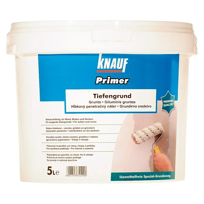 Knauf Tiefengrund - 5 l, Lösemittelfrei, Gebrauchsfertig
