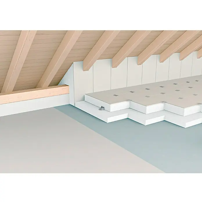 Swisspor Dachbodenelement P-06 - L x B x S: 100 x 50 x 12 cm, 0,5 m², Wärmeleitfähigkeit: 0,041 W/mK
