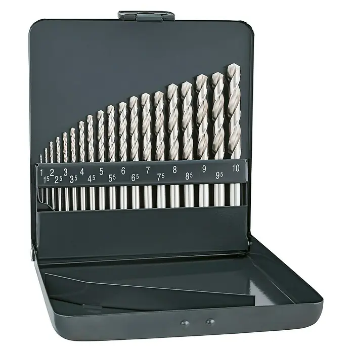 Alpen Metallbohrer-Set KM 19 - HSS-Co, 19 -tlg.