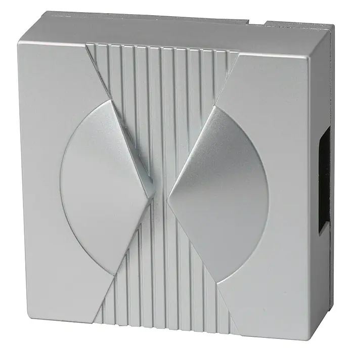 Heidemann 2-Klang-Gong Lumen - L x B x H: 115 x 115 x 44 mm, 82 dB, Weiß, Kunststoff