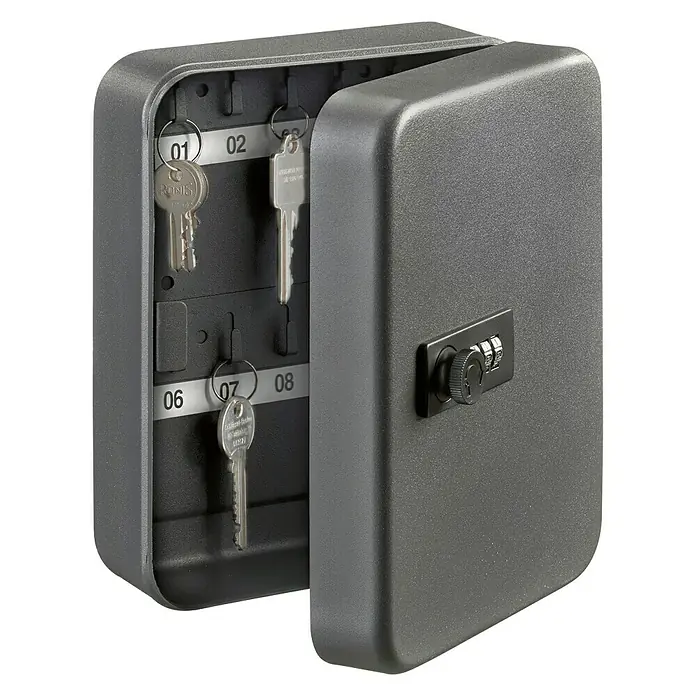 Portaferm Schlüsselbox Key Cabinet KC 20 C - Anzahl Haken: 20 Stk., 16 x 8 x 20 cm