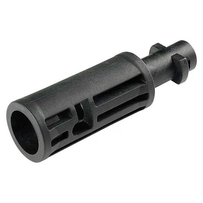 Nilfisk Adapter - Passend für: Nilfisk Zubehör, Kärcher Hochdruckreiniger, Nilfisk Hochdruckreiniger C 110.7-5 X-tra, Nilfisk Hochdruckreiniger C 120.7-6 PC, Nilfisk Hochdruckreiniger C 130.2-8 PCD, Nilfisk Hochdruckreiniger C PG 130.2-8 PCDI X-tra, Nilfisk Hochdruckreiniger D PG 130.4-9 X-tra, Nilfisk Hochdruckreiniger D 140.4-9 PAD X-tra, Nilfisk Hochdruckreiniger P 150.2-10 X-tra, Nilfisk Hochdruckreiniger P 160.2-15 X-tra - Linke Seitenansicht