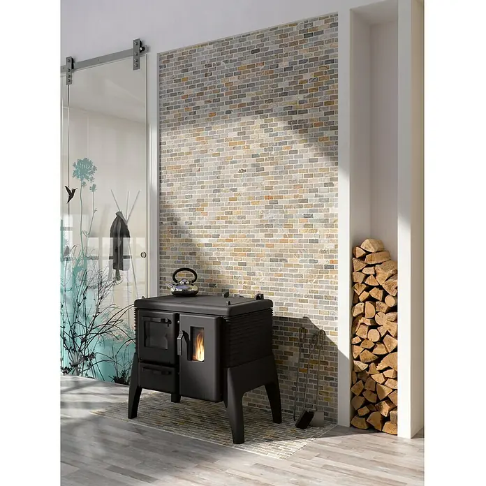 Mozaïektegel Brick XQM 13IL - 30 x 30 cm, Beige, Mat - Sfeeropname