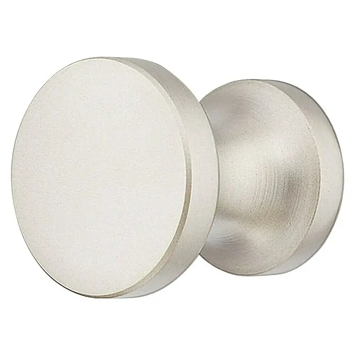 Okrugla ručka za namještaj - Ø x V: 25 x 26 mm, Ostalo, Poniklano - Pogled sprijeda