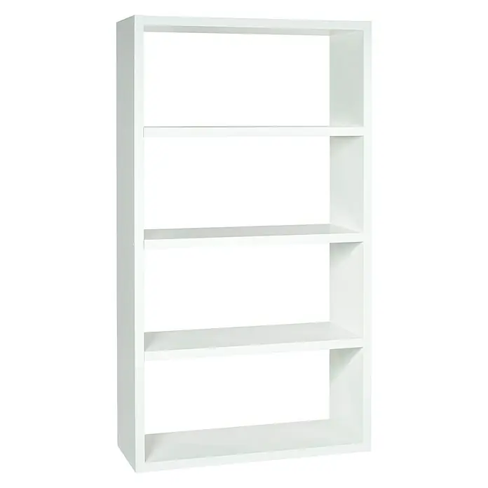 Regalux Regal Elias - L x B x H: 39 x 100 x 180 cm, Weiß, Anzahl Böden: 5 Stk. - Vorderansicht