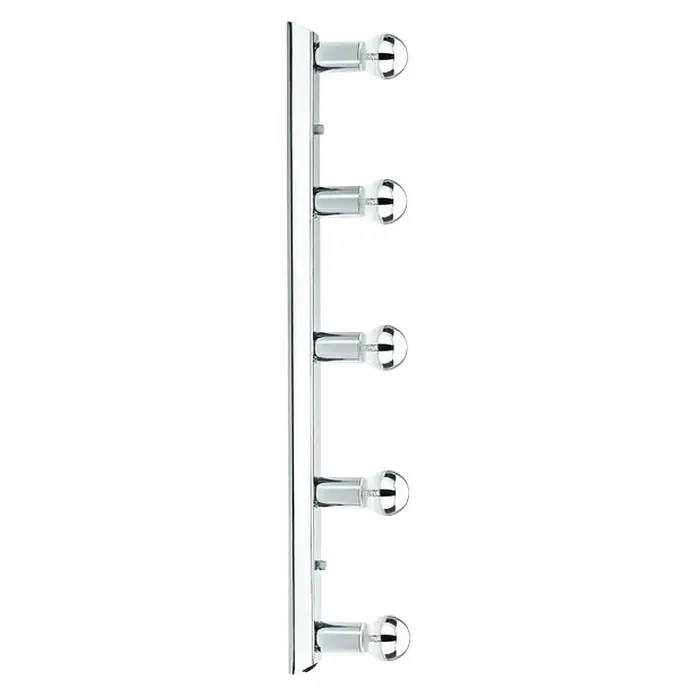 Paulmann Spiegelleuchte Regula - 5-flammig, 5 x 40 W, E14, Chrom - Vorderansicht