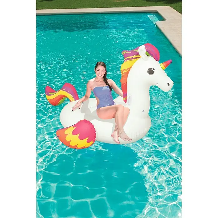 Bestway Badetier Einhorn Rider - L x B x H: 233 x 156 x 136,5 cm - Stimmungsaufnahme