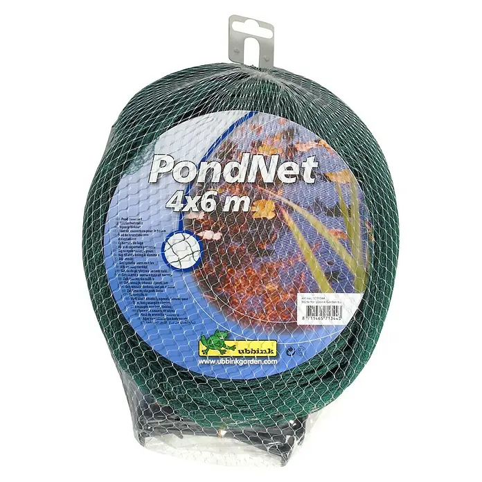 Ubbink Teichnetz PondNet - 4 x 6 m, Anzahl Erdspieße: 10 Stk. - Vorderansicht