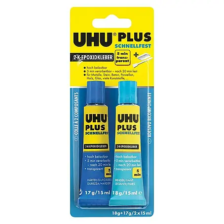 UHU plus schnellfest 2K-Epoxidharzkleber