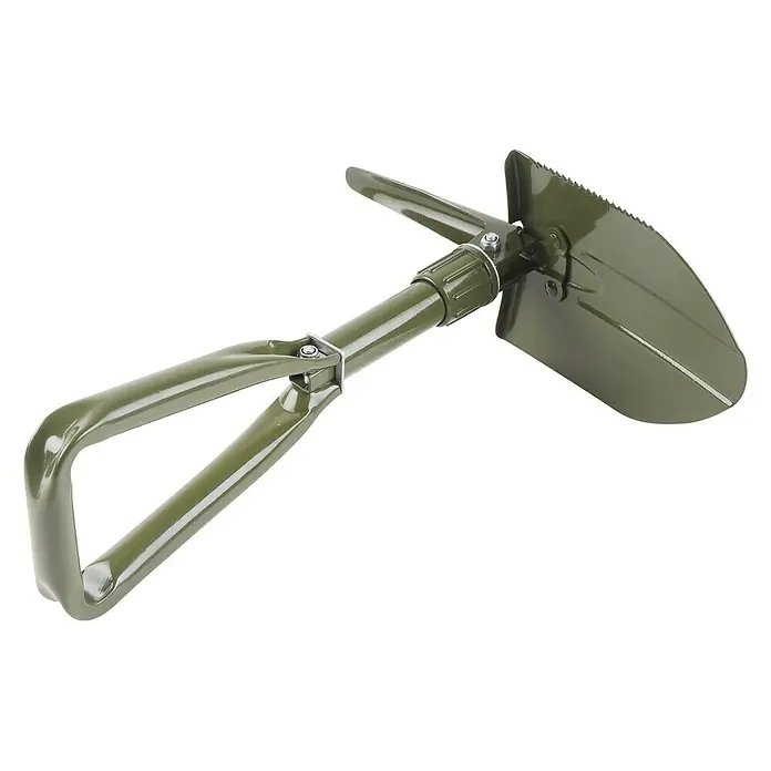 Pala plegable B40450 - Ancho: 12 cm, Verde