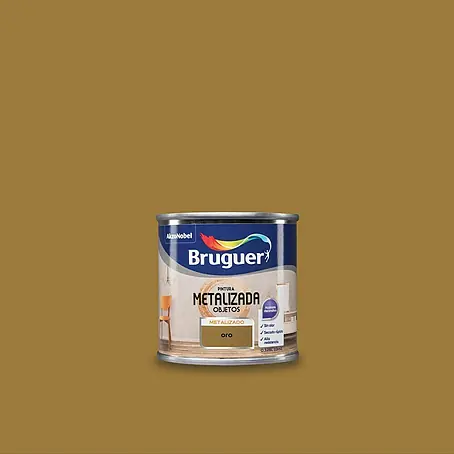 Bruguer  Pintura metalizada objetos oro