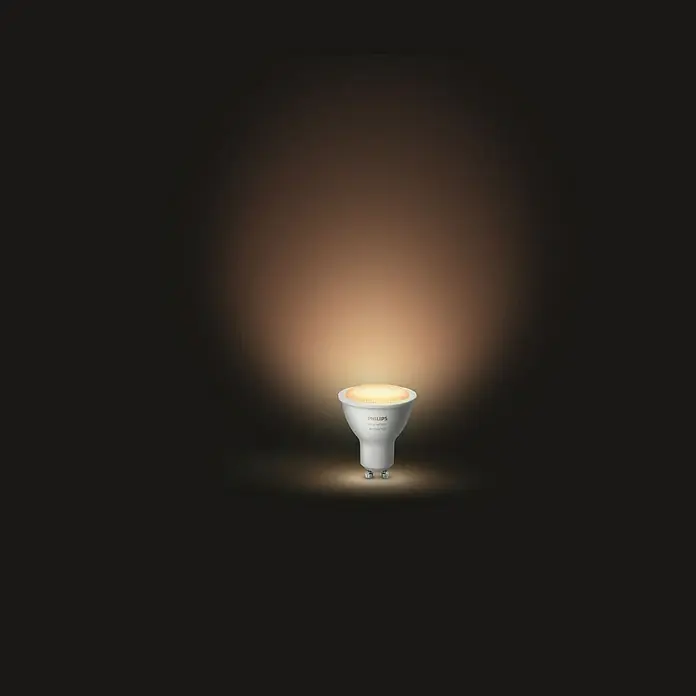 Philips Hue Bombilla LED - 5,5 W, GU10, Temperatura de color ajustable, 1 ud.