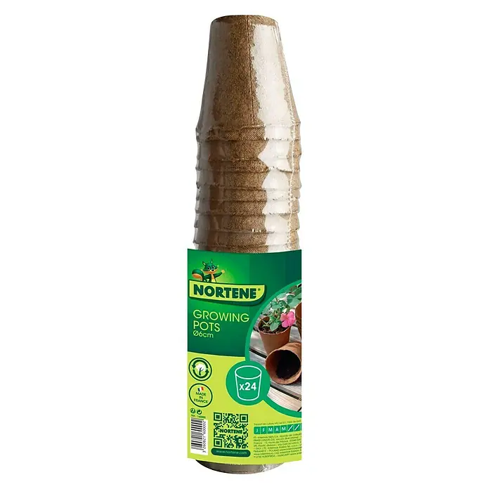 Nortene Maceta de cultivo Growing Pots - 24 uds.