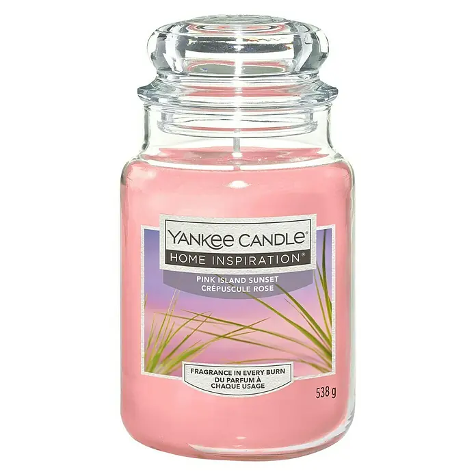 Yankee Candle Home Inspirations Duftkerze - Im Glas, Pink Island Sunset, Large - Vorderansicht