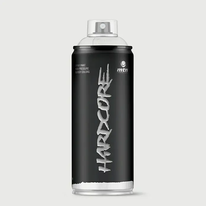 mtn Spray Hardcore - Gris claro, 400 ml, Brillante