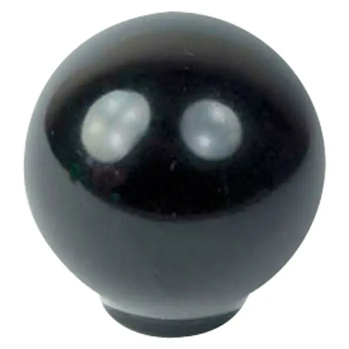 Nesu Pomo para muebles 626 - Ø x Al: 34 x 34 mm, Plástico, Negro