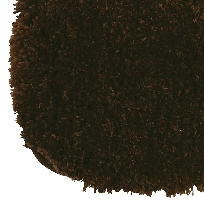 MSV Alfombra para baño Douceur - 50 x 70 cm, Chocolate
