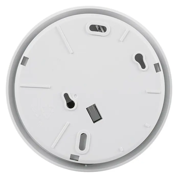 Homematic IP Alarmsirene HmIP-ASIR-2 - Batteriebetrieben, Alarmsignal: 90 dB, Ø x H: 12,4 x 4,5 cm - Ansicht von unten
