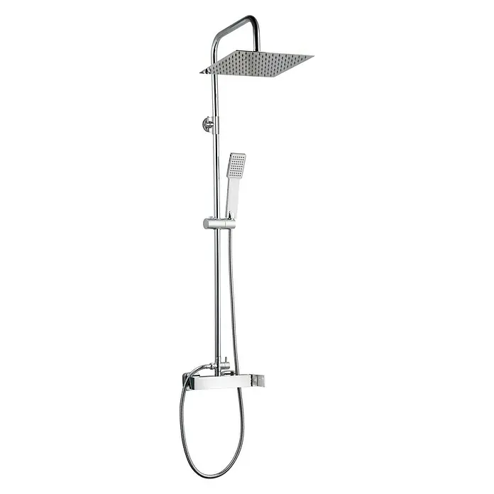 Sistema de ducha Bonnet - Con grifo monomando, Número de tipos de chorro: 1 ud., Cromo