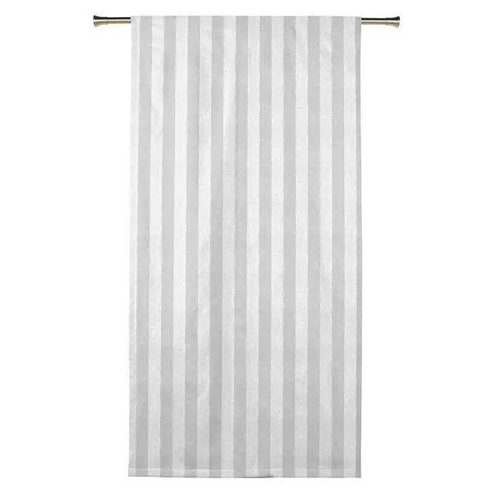 Visillo para ventana Pasabarra - 140 x 270 cm, 100% poliéster, Blanco