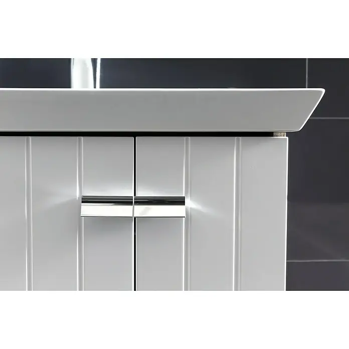 Camargue Polar Einbauwaschbecken - 49 x 66,5 cm, Keramik, Weiß
