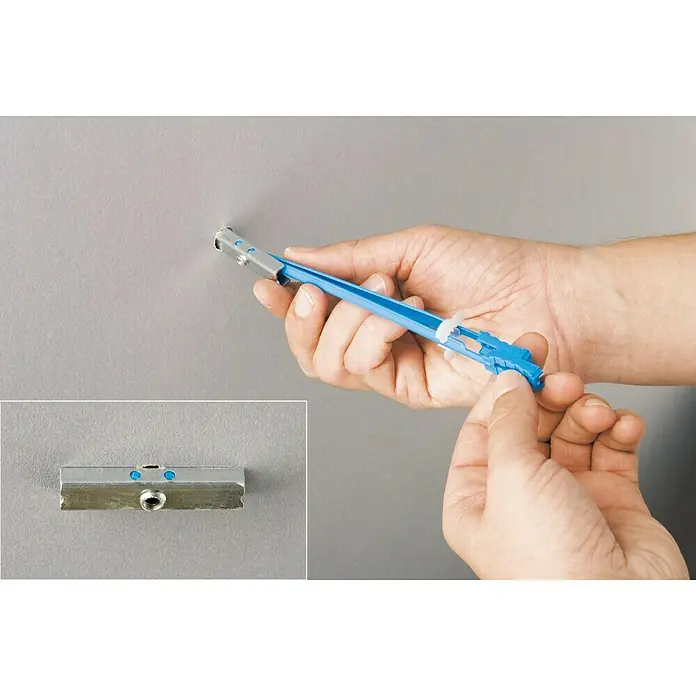 Knauf Gipsplatten Klappdübel Hartmut - Länge Dübel: 190 mm, Länge Schraube: 60 mm - Anwendungsbeispiel