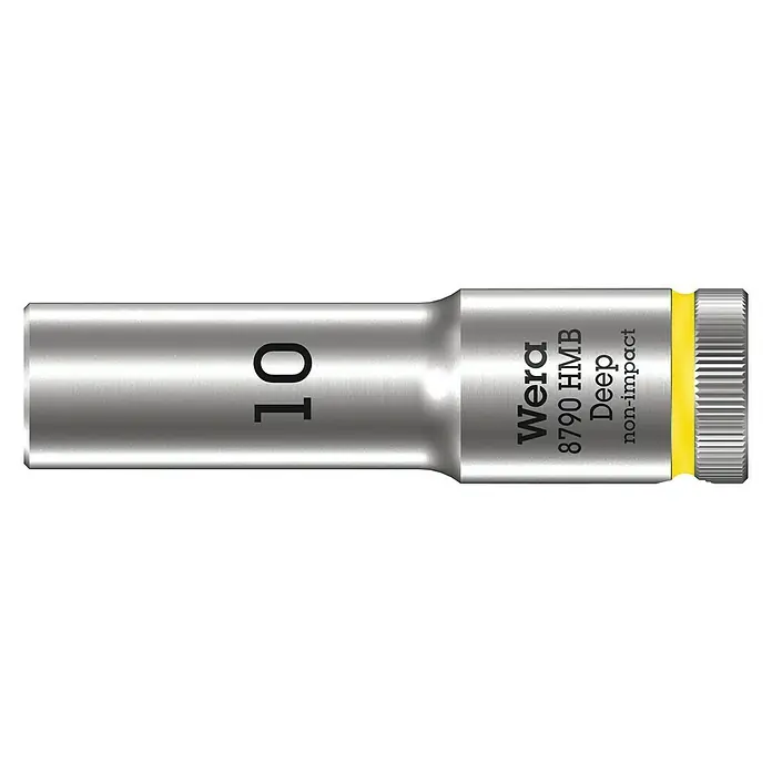 Wera Steckschlüsseleinsatz 8790 HMB - Schlüsselweite: 10 mm, Antriebsgröße: ⅜″ - Vorderansicht