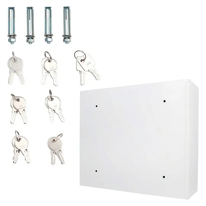 Rottner Schlüsselschrank - L x B x H: 17 x 53,5 x 46,5 cm, Elektronisches Zahlenschloss