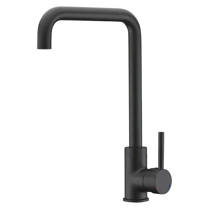 Rousseau Grifo de cocina Soto - Negro, Permite ahorrar agua