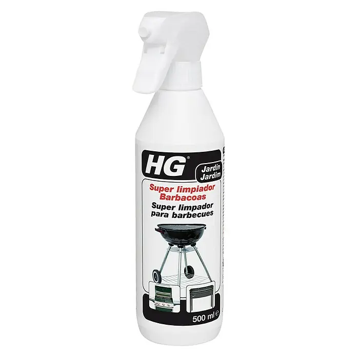 HG Limpiador de parilla de barbacoa - 500 ml, Bote de rociado