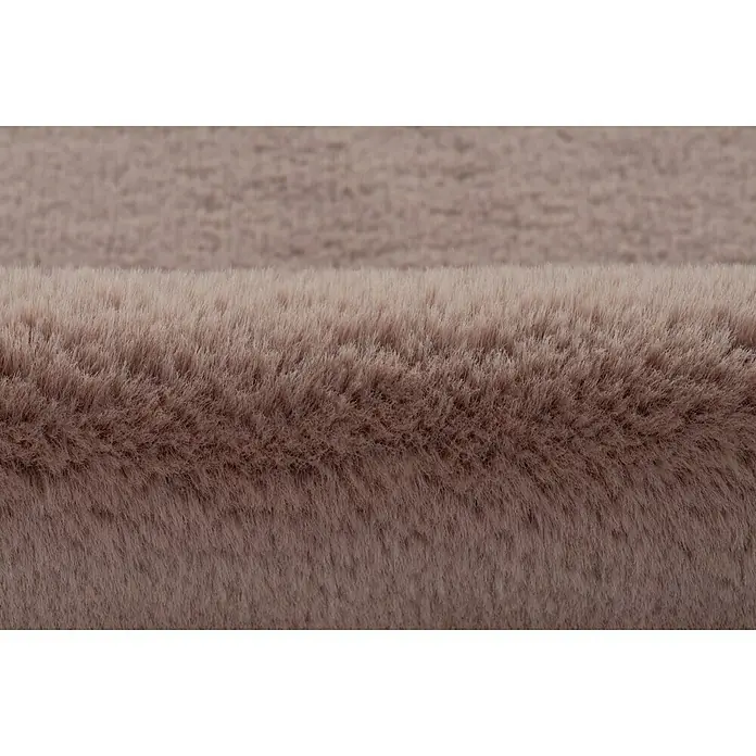 Deko-Kunstfell Cosy - Puderrosa, 90 x 60 cm, 100 % Polyester - Detailaufnahme