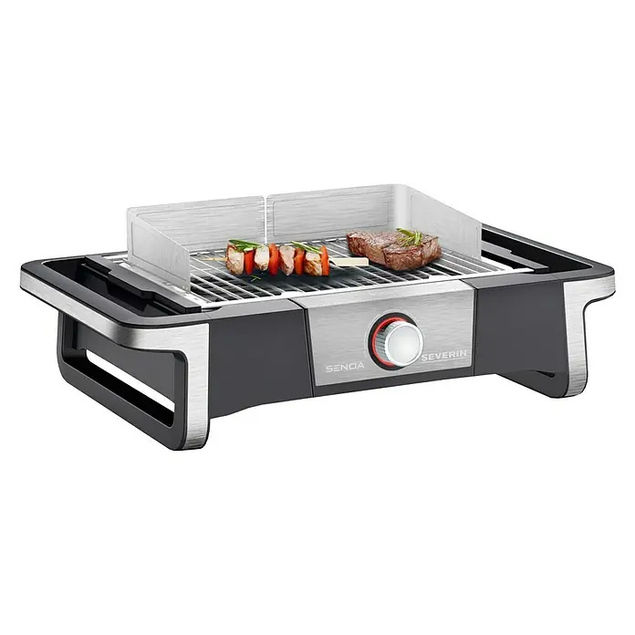 Severin Električni roštilj PG 8113 Senoa Boost - 3.000 W, Dimenzija rešetke za pečenje: 41,5 x 24 cm - Proizvod u upotrebi