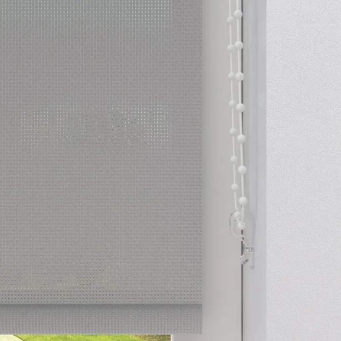 Rollo Screen - B x H: 60 x 190 cm, Silber - Detailaufnahme