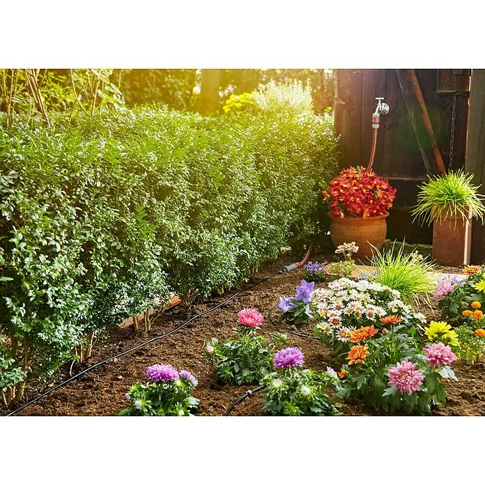 Gardena Micro-Drip Start-Set - Geeignet für: Pflanzreihen bis 15 m, Anwendungsbereich: Außen