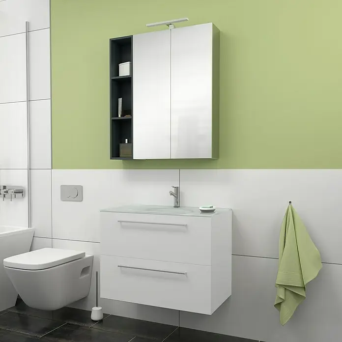 Camargue Espacio Badmöbel-Set G61 - 80 cm, Mira - Stimmungsaufnahme