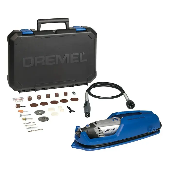 Dremel Multifunktionswerkzeug 3000-1/25 EZ - 130 W, Leerlaufdrehzahl: 10.000 U/min - 30.000 U/min, Zubehör: 25 -tlg. - Vorderansicht