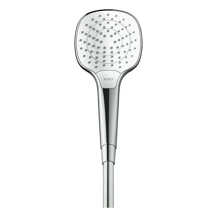 Hansgrohe Ručna tuš slušalica Croma Select E Vario - Promjer: 11 cm, Broj funkcija: 3 Kom., Tipka za odabir, Kromirano