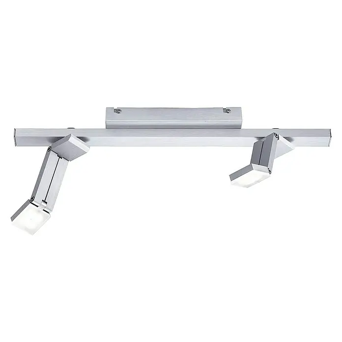 Led-plafondlamp Transform - 9,6 W, l x b x h: 60 x 30,5 x 18 cm, Aluminium, Warm wit - Zicht van beneden