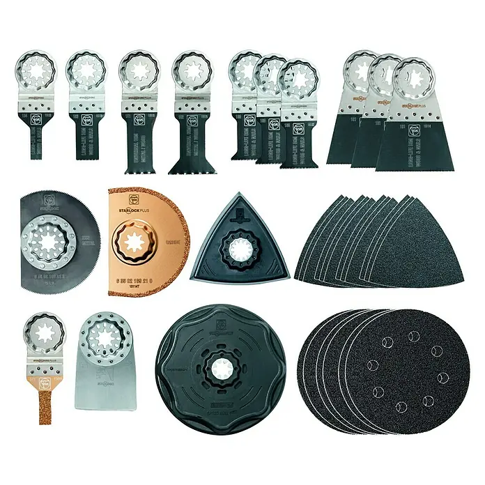 Fein Starlock Plus Kit de accesorios Best of Renovation - 34 pzs. - Vista descendente