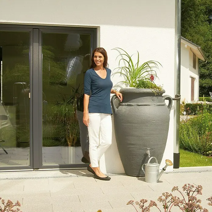 Garantia Exklusive Line Wandtank Amphore - Darkgranite, 260 l - Stimmungsaufnahme